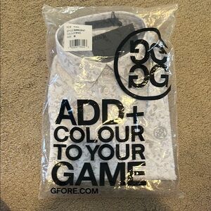 G/FORE White Patterned Polo Shirt